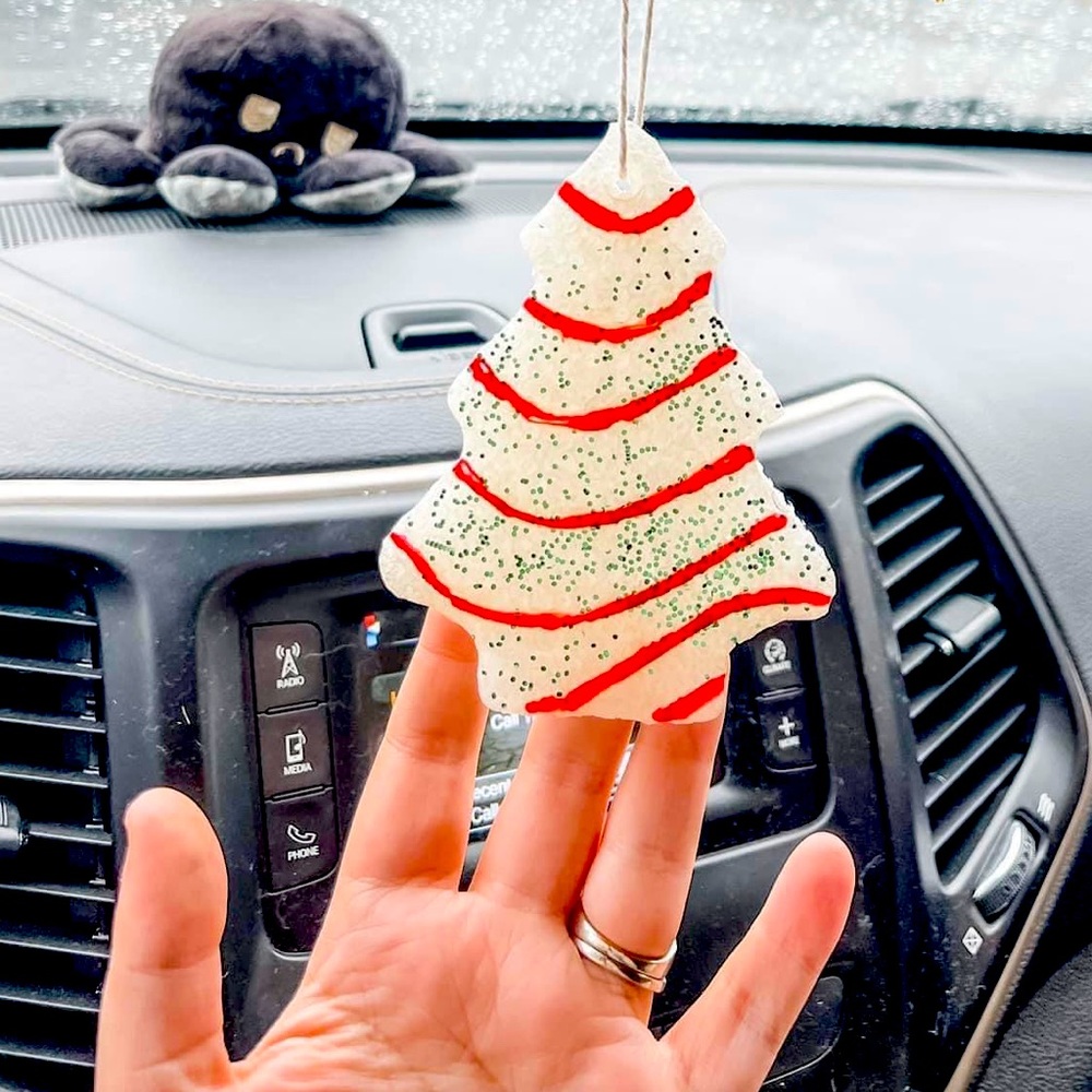Christmas Tree Cake Freshie